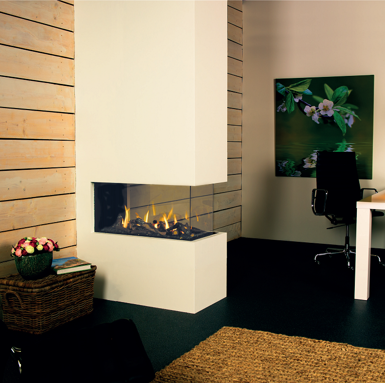 Foyers à gaz design by fondis