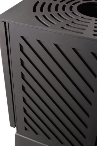 Eclipse façade latérale motif lignes obliques